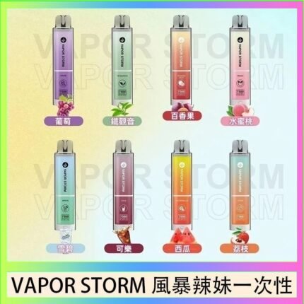 VAPOR STORM風暴辣妹一次性主機充電7500口（5%）
